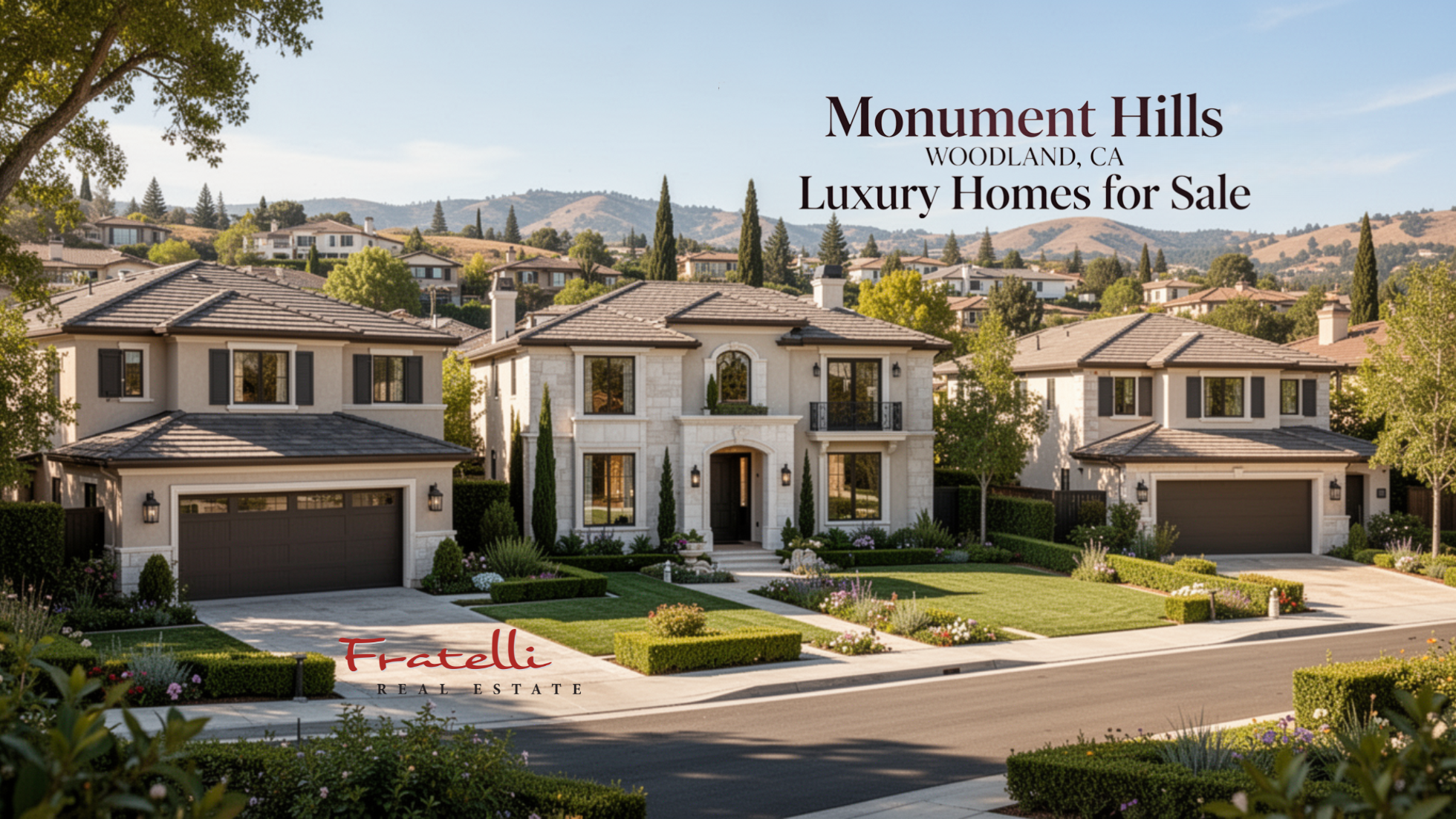 Monument Hills Woodland CA Luxury Homes for Sale (2026 Market Trends)